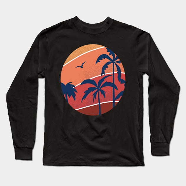 Orange sky Long Sleeve T-Shirt by Gett